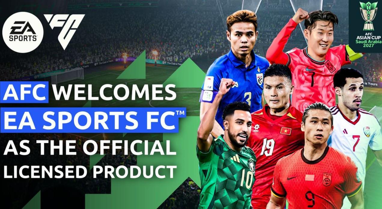 亚足联官方：EA Sports FC正式取得2027亚洲杯全部授权